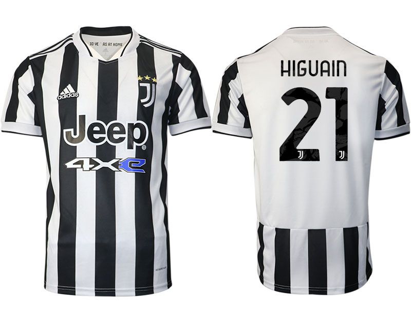 Men 2021-2022 Club Juventus home aaa version white #21 Adidas Soccer Jersey->juventus jersey->Soccer Club Jersey